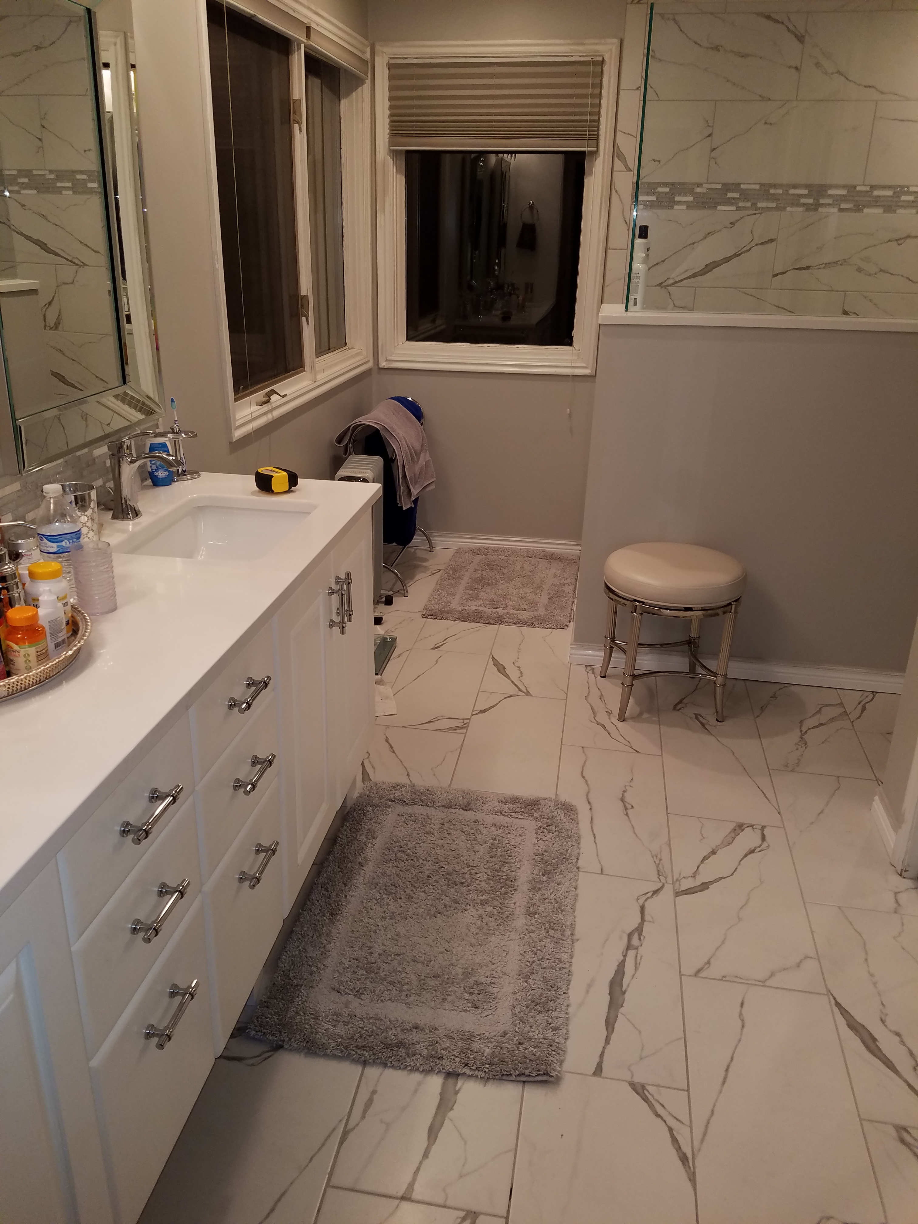 after bathroom remodel